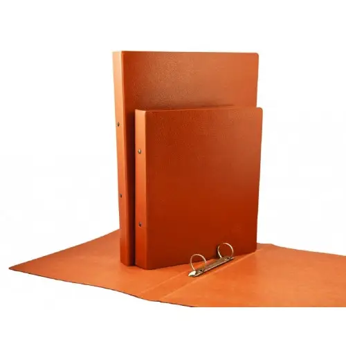 CARPETA ANILLAS REDONDAS CARTON GOFRADO CUARTO NATURAL 4-A-25 MM...