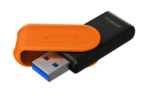 DataTraveler 256GB Portable USB 3.2 Gen 1 Exodia S (Black/Orange) - Imagen 2