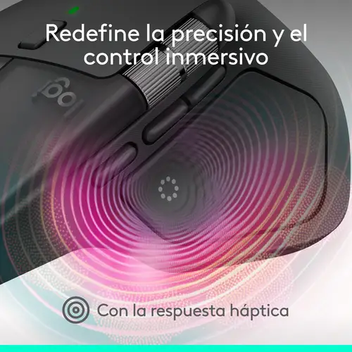 MX Master 4, ratón inalámbrico ergonómico con respuesta háptica avanzada, desplazamiento ultrarrápido, carga USB-C, Bluetooth, Windows, macOS grafito - Imagen 15