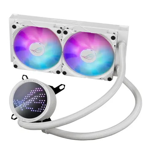 ROG Ryuo III 240 ARGB White Edition Procesador Kit de refrigeración líquida 12 cm Blanco - Imagen 2