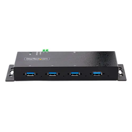 Hub Industrial USB 3.0 de 5Gbps de 4 Puertos - Concentrador USB con Protección de Picos y Descargas ESD - Ladrón USB-A de Montaje en Pared/Escritorio/DIN - Imagen 3