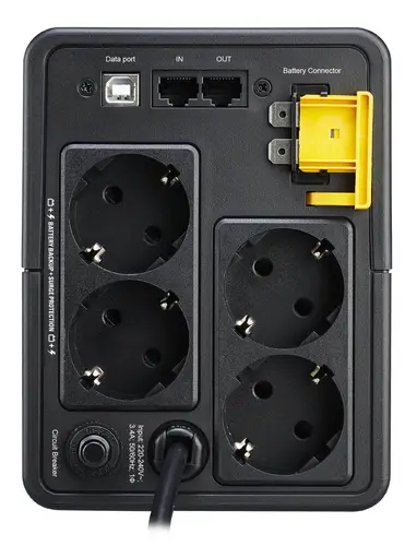 BX750MI-GR sistema de alimentación ininterrumpida (UPS) Línea interactiva 0,75 kVA 410 W 4 salidas AC - Imagen 2