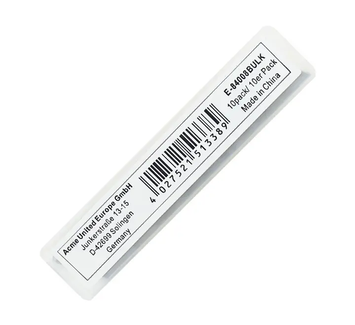 RECAMBIO 10 CUCHILLAS A-SERIES 18MM  E-84008 BULK