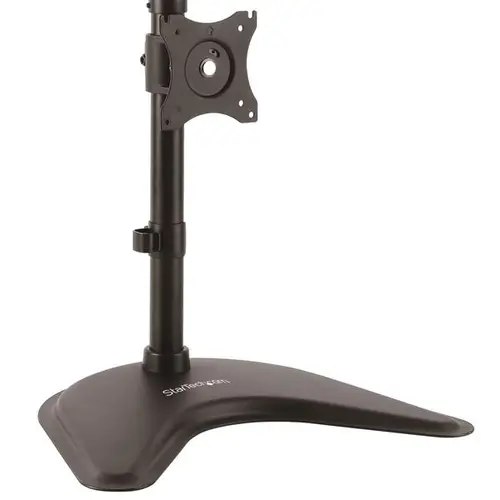 Soporte Vertical de Acero de Servicio Pesado para dos Monitores - Base Ajustable VESA para Pantallas de hasta 27 Pulgadas - Imagen 4