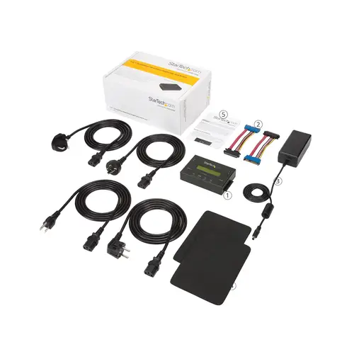 Clonador y Borrador Autónomo 1:1 para Discos Duros SSDs SATA - con Pantalla LCD - TAA - Independiente del Sistema Operativo - Imagen 8