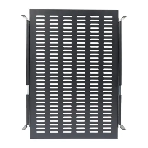 Estante Bandeja Deslizante Perforada Telescópica para Armario Rack de Profundidad Ajustable - 2U 22.7kg - Imagen 6