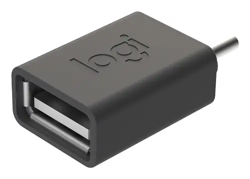 956-000005 cambiador de género para cable USB C USB A Grafito - Imagen 1