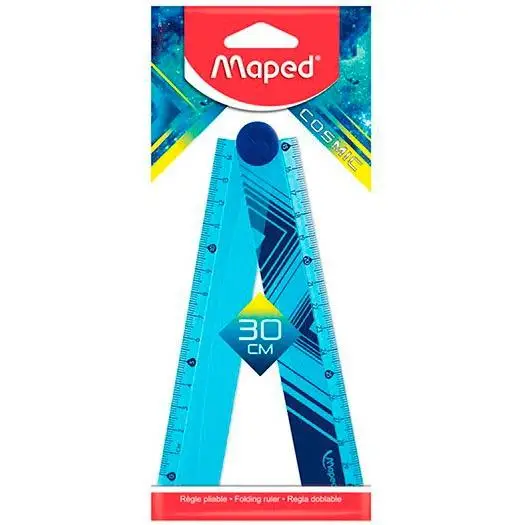 MAPED REGLA PLEGABLE COSMIC TEENS 15/30 CM