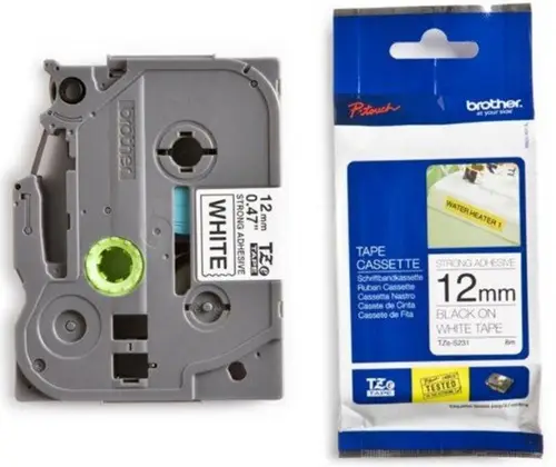 TZ-231 cinta para impresora de etiquetas - Imagen 1