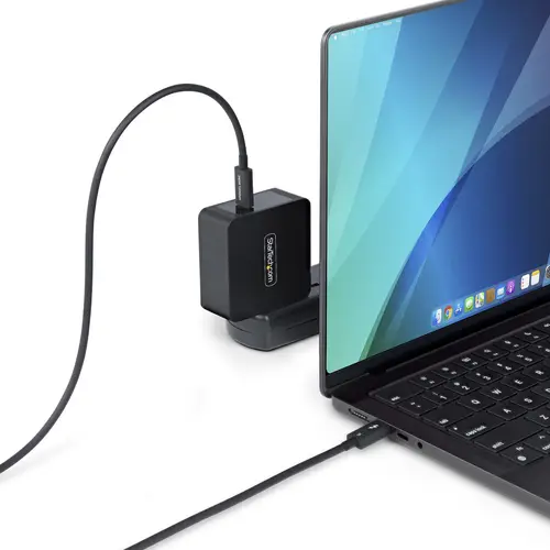 Cable Thunderbolt 5 Certificado de 50cm - 80Gbps/120Gbps - 8K60Hz - PD 240W - Cable Thunderbolt Certificado - Compatible con Thunderbolt 4/USB4/USB-C/USB Tipo C - Blanco - Imagen 5