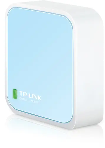 TL-WR802N router inalámbrico Ethernet rápido Banda única (2,4 GHz) Azul, Blanco - Imagen 1