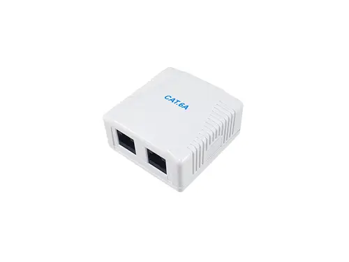 235216 caja de tomacorriente RJ-45 Blanco - Imagen 1