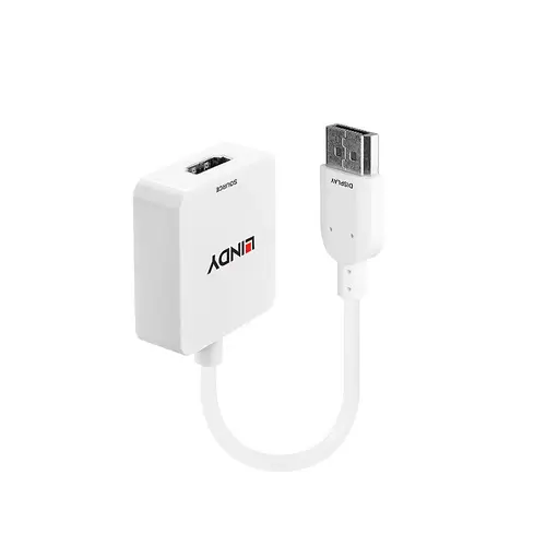 38146 adaptador de cable de vídeo HDMI tipo A (Estándar) DisplayPort Blanco - Imagen 1