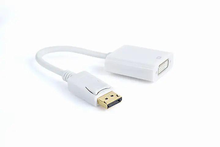 A-DPM-DVIF-002-W adaptador de cable de vídeo 0,1 m DisplayPort DVI Blanco