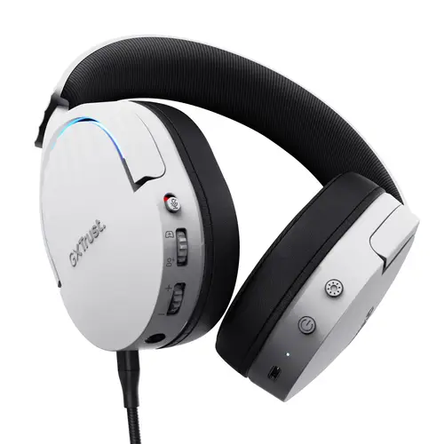 GXT 491W FAYZO Auriculares Inalámbrico y alámbrico Diadema Juego USB Tipo C Bluetooth Negro, Blanco - Imagen 4