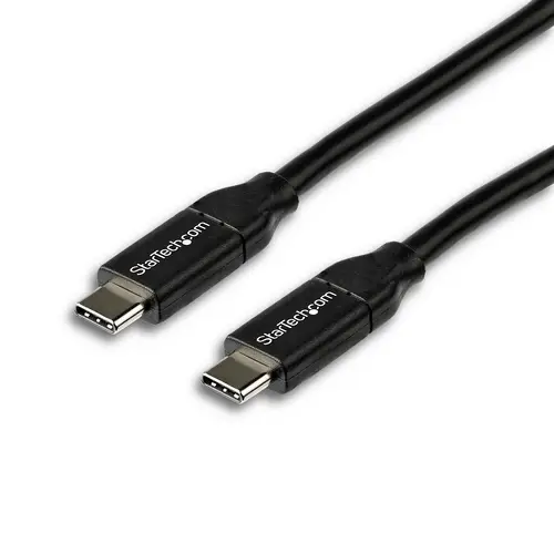 Cable de 2m USB-C a USB-C con capacidad para Entrega de Alimentación de 5A - USB TipoC - Cable de Carga USBC - USB 2.0 - Imagen 1