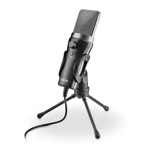 MS120 USB Negro Micrófono para crear podcasts - Imagen 1