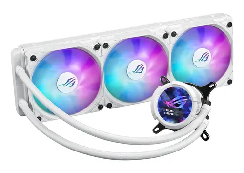 ROG Strix LC III 360 ARGB White Edition Procesador Sistema de refrigeración líquida todo en uno 12 cm Blanco - Imagen 3