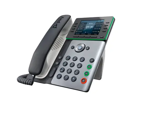 Teléfono IP Poly Edge E350 y habilitado para alimentación a través de Ethernet (PoE) - Imagen 10