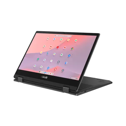 Chromebook CM14 Flip CL1402FM2A-EC0224 - Ordenador Portátil 14" Full HD (MediaTek Kompanio 520, 8GB RAM, 128GB eMMC, ARM Mali-G52 MC2, ChromeOS) Gris Gravidad - Teclado QWERTY español - Imagen 2