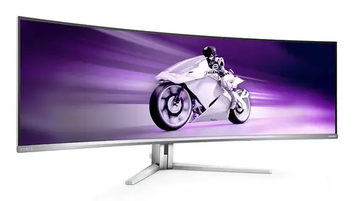 Evnia 8000 49M2C8900L/00 pantalla para PC 124,2 cm (48.9") 5120 x 1440 Pixeles Dual QHD QD-OLED Blanco - Imagen 4