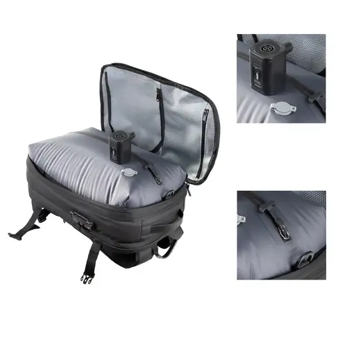 Mochila de viaje con sistema de compresión al vacío y bomba de aire - Imagen 4