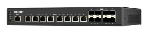 QSW-IM3216-8S8T switch Gestionado L2 10G Ethernet (100/1000/10000) Negro - Imagen 2