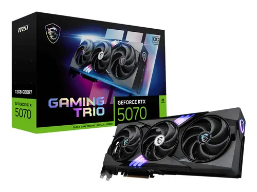 GAMING GeForce RTX 5070 12G TRIO OC NVIDIA 12 GB GDDR7 - Imagen 1