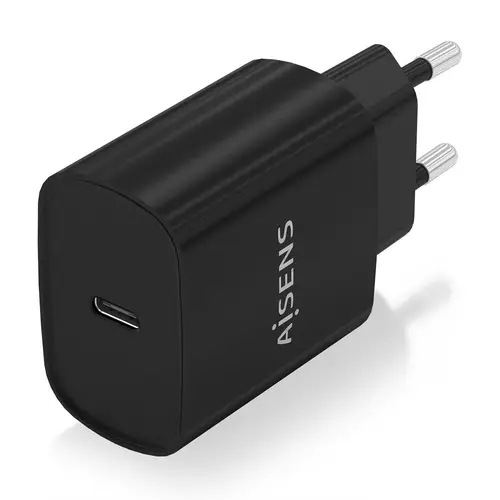 Cargador USB-C PD3.0 1 Puerto 1xUSB-C 20W, Negro - Imagen 2