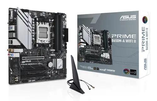 PRIME B650M-A WIFI II AMD B650 Zócalo AM5 micro ATX - Imagen 1