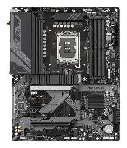 Z790 D AX Placa base - Soporta CPUs Intel Core de 14ª generación, VRM digital de 12+1+1 fases, hasta 7600MHz DDR5 (OC), 3xPCIe 4.0 M.2, Wi-Fi 6E, LAN de 2.5GbE, USB 3.2 Gen 2 - Imagen 2