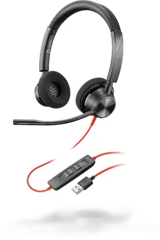 3320 Auriculares Alámbrico Diadema Llamadas/Música USB tipo A Negro