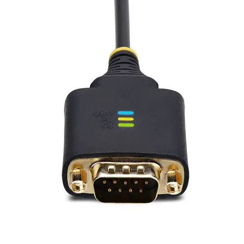 Cable Adaptador USB a 2 Puertos Serie de 60cm - Cable Conversor USB a Serial - Retención COM - FTDI - Protección ESD Nivel 4 - Tornillos Intercambiables -Win/macOS/ChromeOS/Linux - Imagen 4