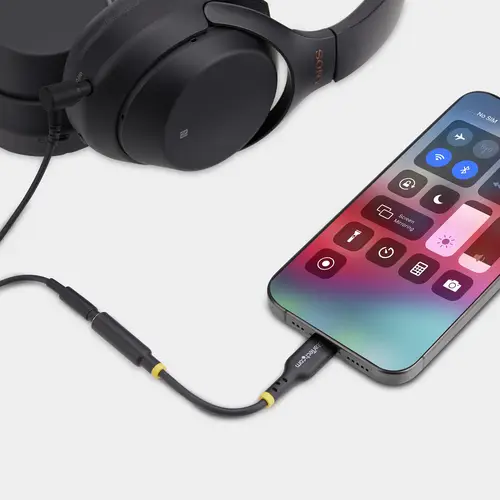 Adaptador de Audio USB-C a 3,5mm TRRS Minijack - Adaptador de Audio USB Tipo C para Auriculares con Micrófono - DAC de 32bits - de Portátil/Móvil/Tablet - Compatible con USB-C/Thunderbolt - Imagen 5