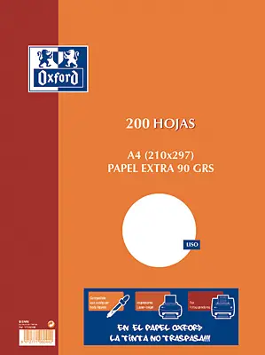 OXF RESMILLERIA 100H A4 90G LIS 17102199