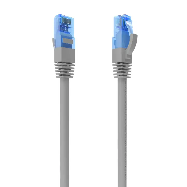 Cable De Red Latiguillo RJ45 Cat.6 UTP AWG26 CCA, Gris, 0.75 m