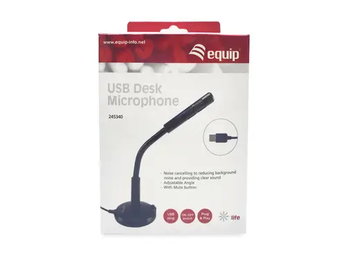 245340 Negro Micrófono de superficie para mesa - Imagen 4