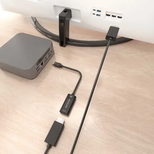 Conversor MINI DP a HDMI 4K@60Hz, MINI DP/M-HDMI/H, Negro, 15cm - Imagen 6
