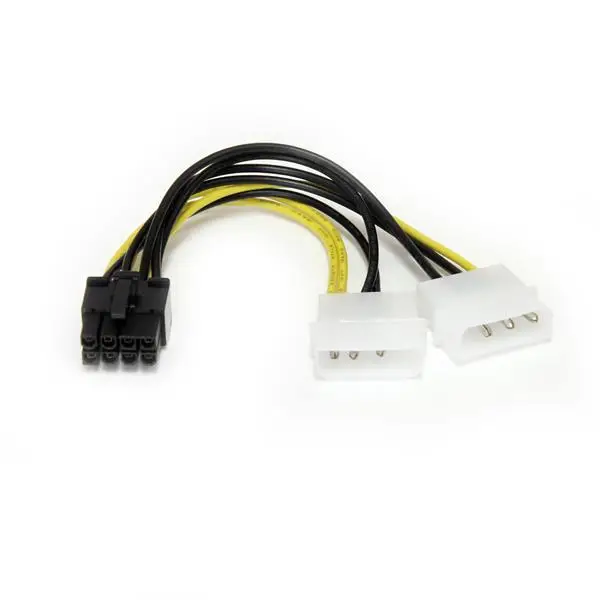 Cable de 15cm Adaptador de Alimentación de LP4 a PCI Express PCI..