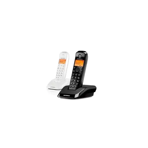 S12 Duo Teléfono DECT Identificador de llamadas Negro, Blanco - Imagen 1