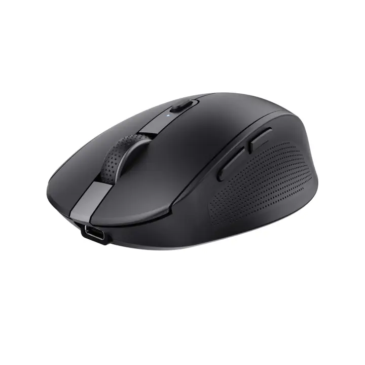 Ozaa ratón Oficina mano derecha RF Wireless + Bluetooth Óptico 3200 DPI