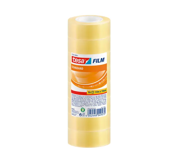 PACK 8R TESA CLEARTAPE 33X19 MM 57207-1-0
