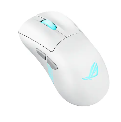 ROG Keris II Origin WHT ratón Juego mano derecha RF Wireless + Bluetooth + USB Type-A Óptico 42000 DPI - Imagen 2