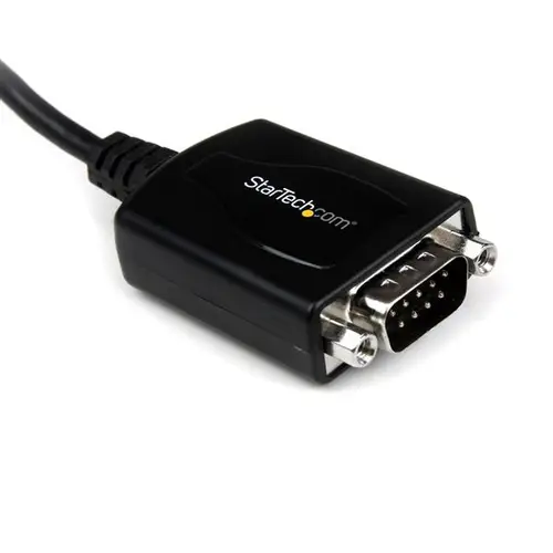 Cable Profesional de 0,3m USB a Puerto Serie Serial RS232 DB9 con Retención del Puerto COM - Imagen 2