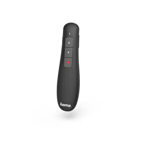 Puntero inalámbrico "X Pointer", puntero láser de color rojo, con control de volumen, alcance de 12 metros, receptor USB, color negro. - Imagen 1