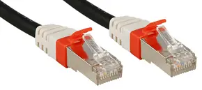 Cat.6 (A) SSTP / S/FTP PIMF Premium 0.5m cable de red Negro 0,5 m