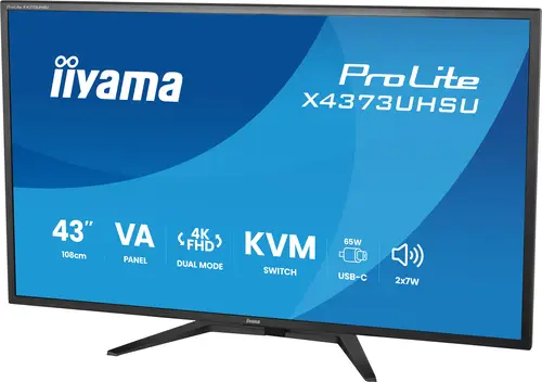 ProLite X4373UHSU-B2 pantalla para PC 108 cm (42.5") 3840 x 2160 Pixeles 4K Ultra HD LED Negro - Imagen 5