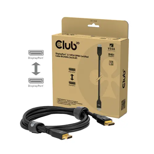CAC-1094 cable DisplayPort 2 m Negro - Imagen 2