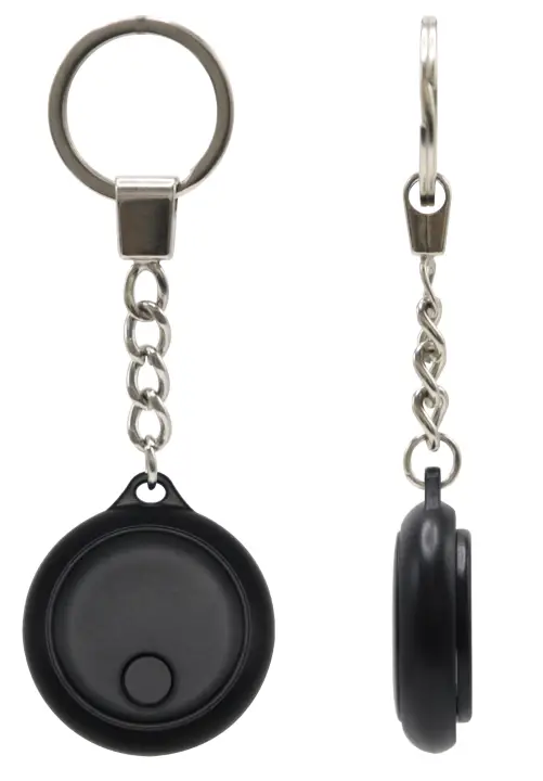 TA-TAG-01-BK llavero Negro, Gris 1 pieza(s)