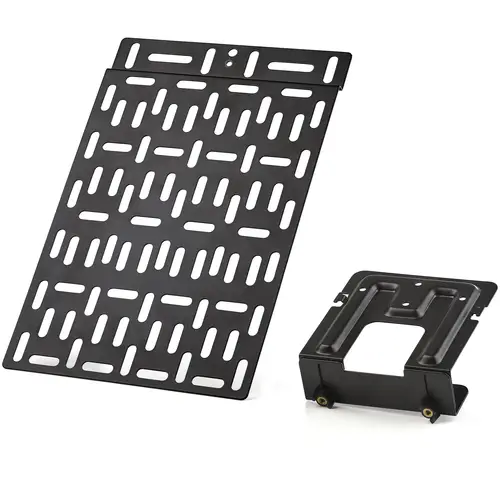 Bracket Soporte Universal Ajustable para Accesorios de TV, Router, Reproductor Multimedia o Apple TV - para Instalar una Caja de Cable o Media Player detrás del TV - Capacidad de 5kg - Imagen 2